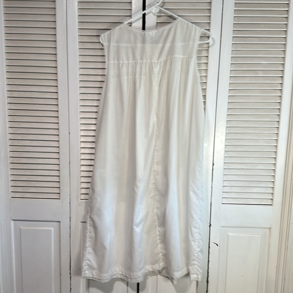 Carole Summer Nightgown White Pink Flowers Women’s Large - Picture 2 of 4